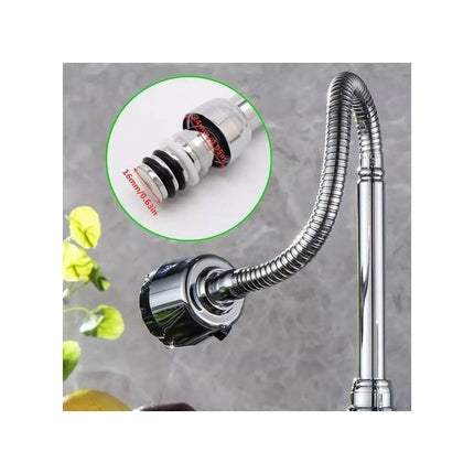 Tête rotative de robinet de cuisine en acier inoxydable