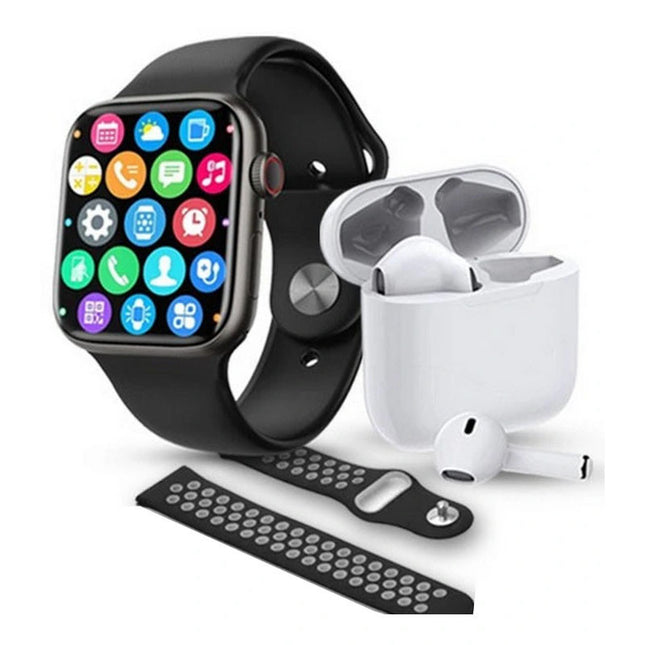 MONTRE CONNECTÉE W26 PRO MAX SÉRIE 8 + AIRPODS + 2 CEINTURES