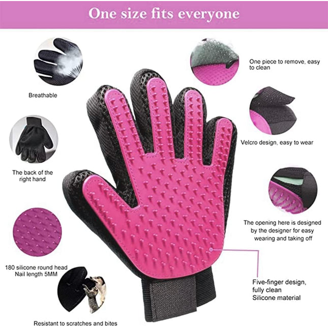 Gants de toilettage pour chats et chien