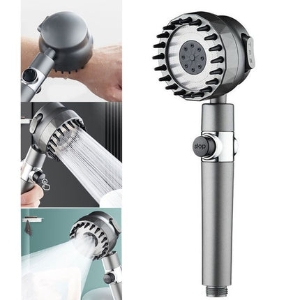 Pomme de douche HAUTE PRESSION + Filtre, Douchette à 3 modes