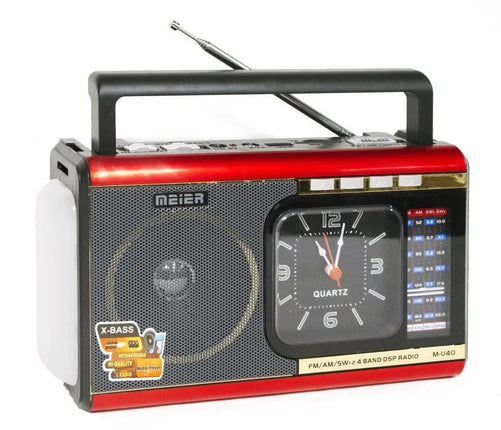 Meier – Radio FM M-U40, USB SD, affichage analogique