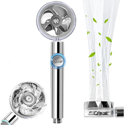 Douchette Pomme Douche Salle de Bain Blanche, Rotation 360°