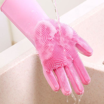 Gants de nettoyage magique - Silicone - Vaisselle