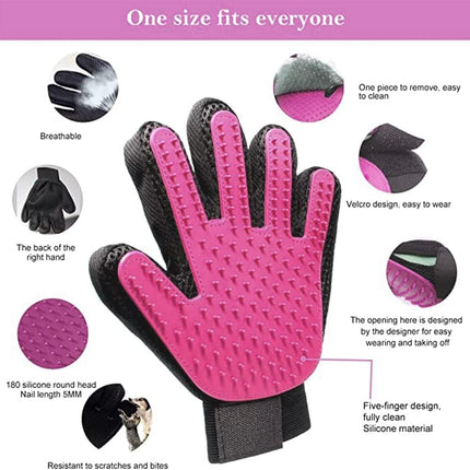 Gants de toilettage pour chats et chien