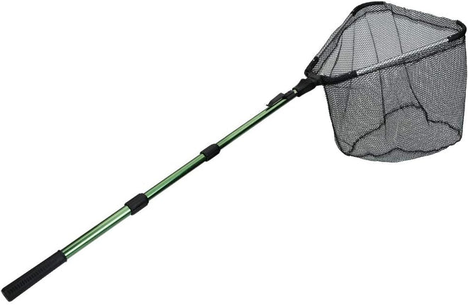 Filet d'atterrissage de pêche avec poignée télescopique