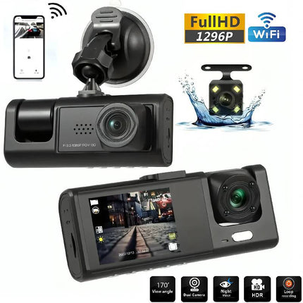 Dash Cam Black Box 1080p HD pour Voiture - Noir